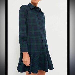 Tuckernuck Blackwatch Tate Plaid Callahan Long Sleeve Dress M